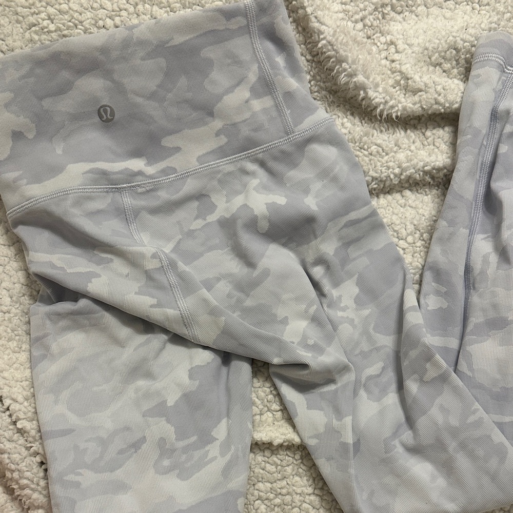 lululemon athletica  Camo Gray Leggings